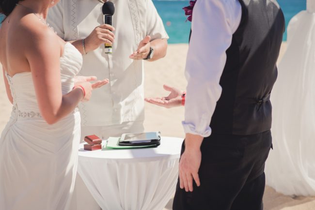 Mexico Beach Wedding Ceremony