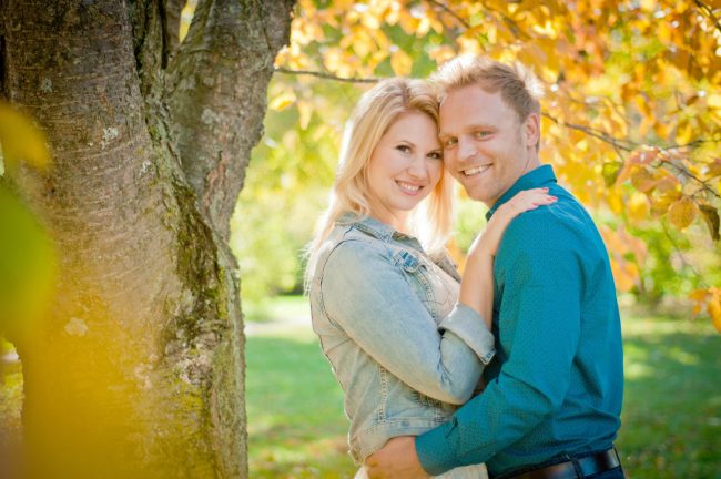 Guelph Arboretum Engagement Photography