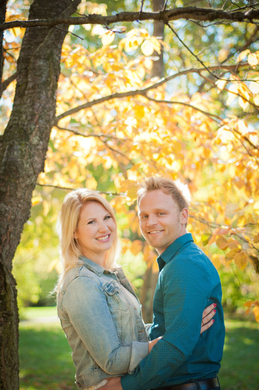 Guelph Arboretum Engagement Photography