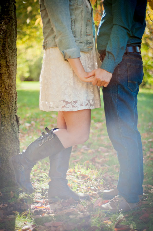 Guelph Arboretum Engagement Photography