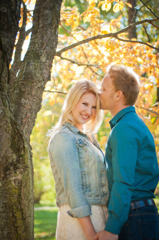 Guelph Arboretum Engagement Photography