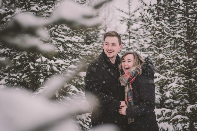 Winter Engagement Photography Guelph Kitchener Waterloo Toronto