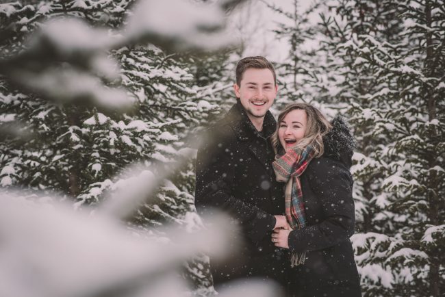 Winter Engagement Photography Guelph Kitchener Waterloo Toronto