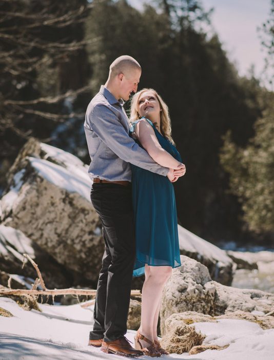 Elora Gorge Engagement Photography