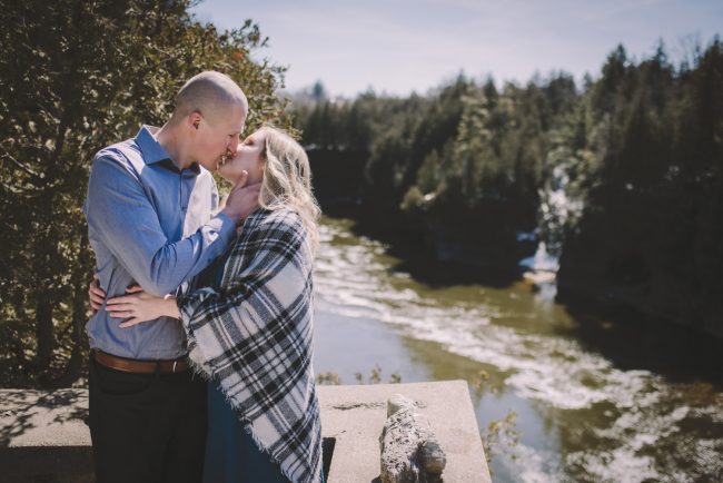 Elora Gorge Engagement Photography