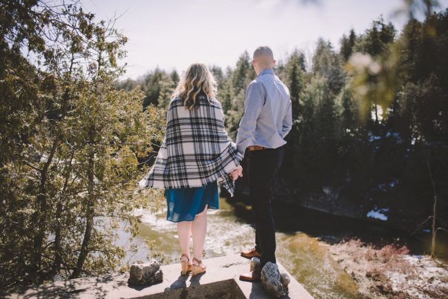 Elora Gorge Engagement Photography