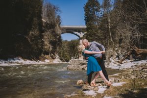 Elora Gorge Engagement Photography