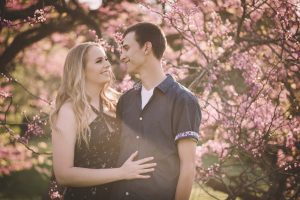 Spring Blossoms Engagement Session Photography Kitchener Toronto Guelph
