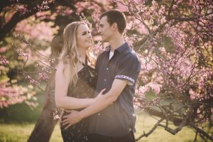 Spring Blossoms Engagement Session Photography Kitchener Toronto Guelph