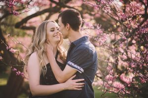Spring Blossoms Engagement Session Photography Kitchener Toronto Guelph