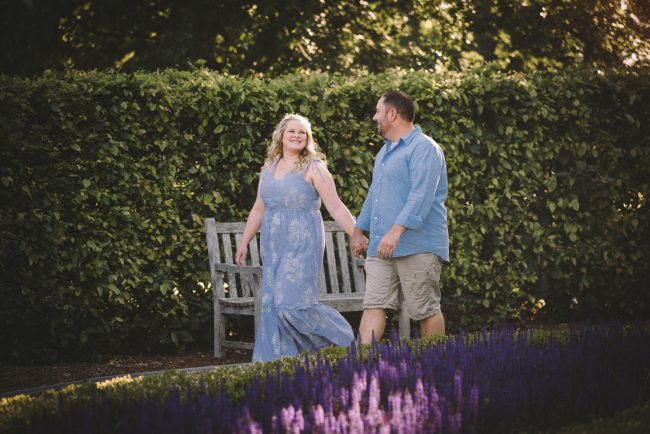Sunset Engagement Session With Dogs Guelph Kitchener Waterloo Toronto