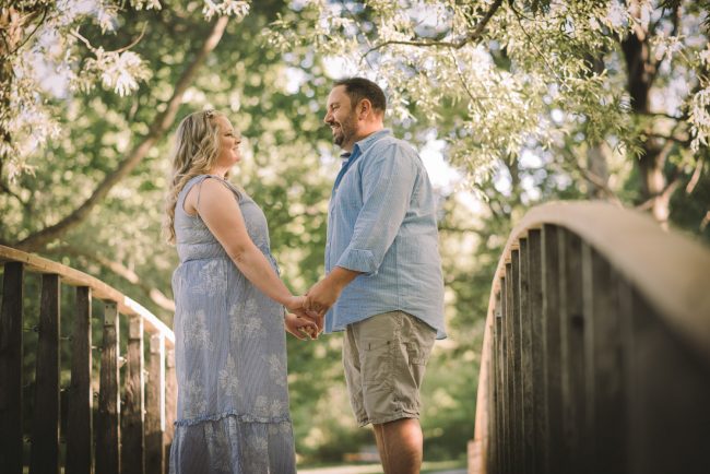 Sunset Engagement Session With Dogs Guelph Kitchener Waterloo Toronto