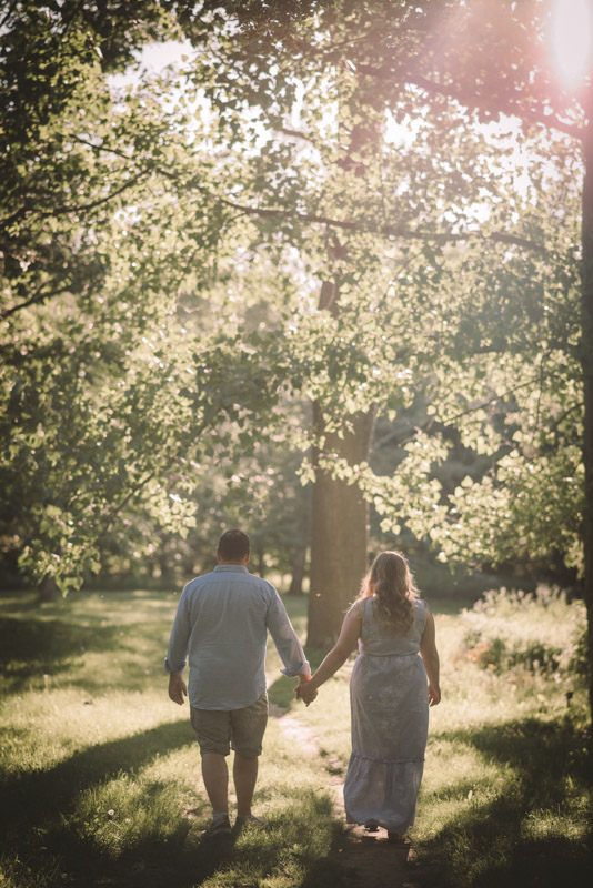 Sunset Engagement Session With Dogs Guelph Kitchener Waterloo Toronto