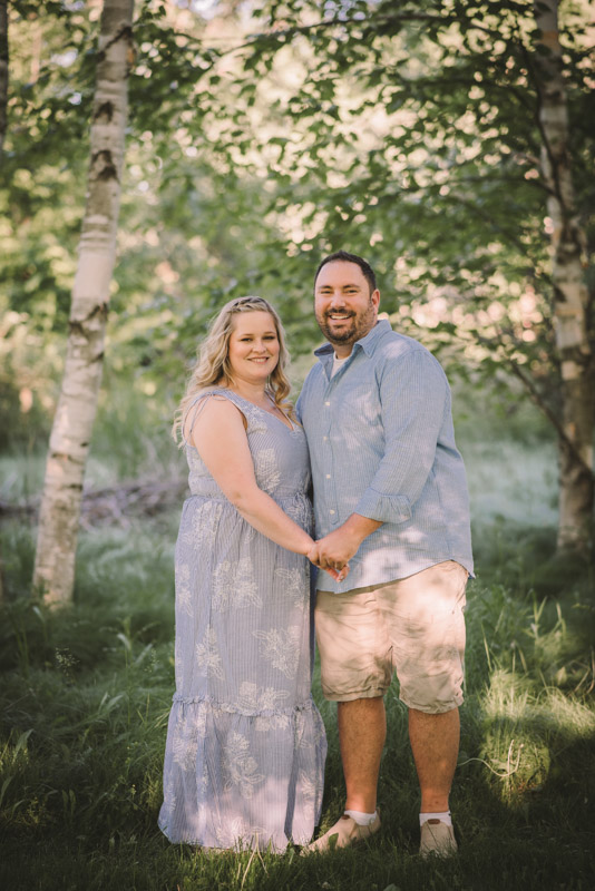 Sunset Engagement Session With Dogs Guelph Kitchener Waterloo Toronto