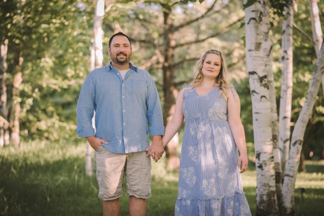 Sunset Engagement Session With Dogs Guelph Kitchener Waterloo Toronto
