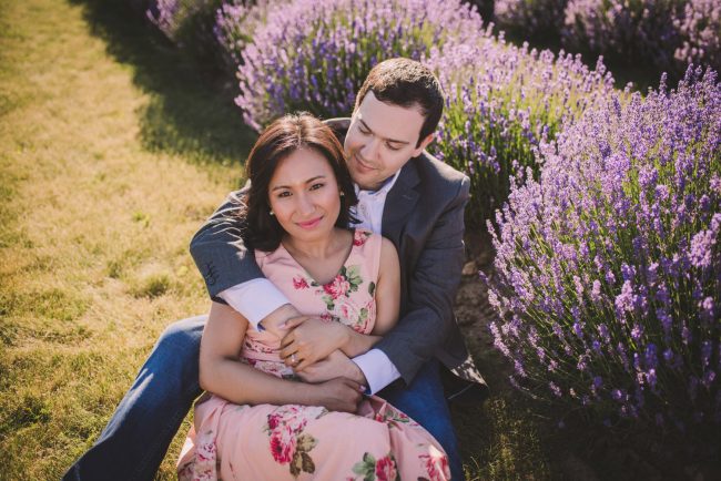 Lavender Farm Engagement Photography Guelph Kitchener Waterloo