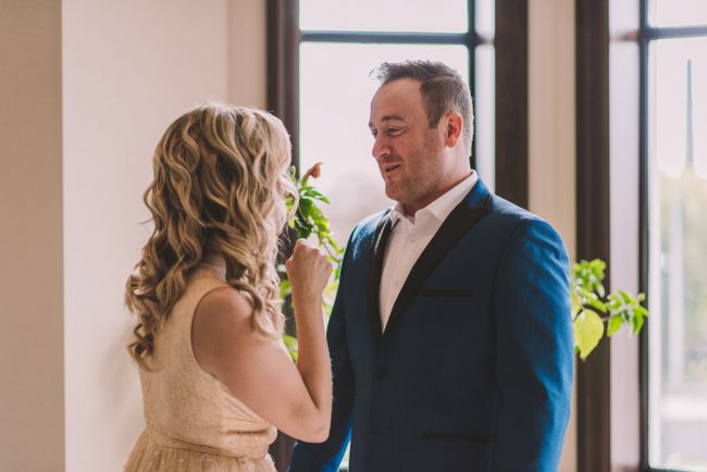 Bruce Hotel Stratford First Look Wedding Photography