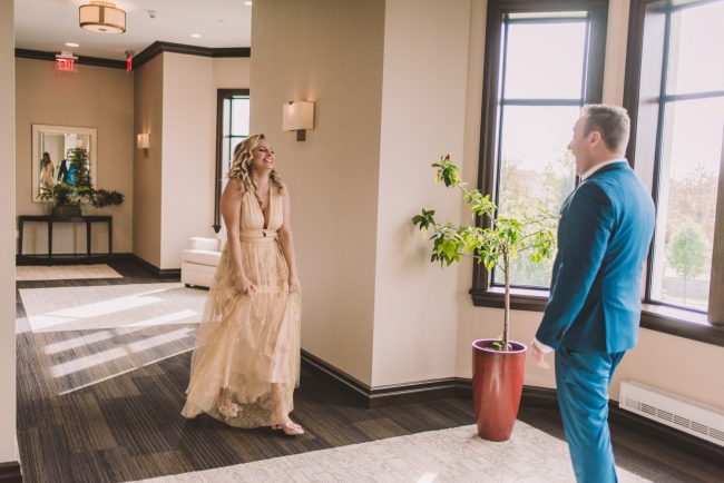 Bruce Hotel Stratford First Look Wedding Photography