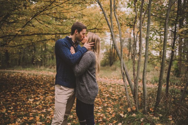 Autumn Engagement Kitchener Wedding Photographer