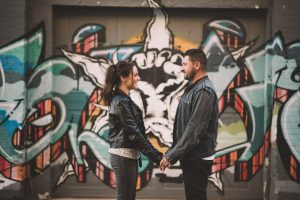 urban engagement photoshoot kitchener