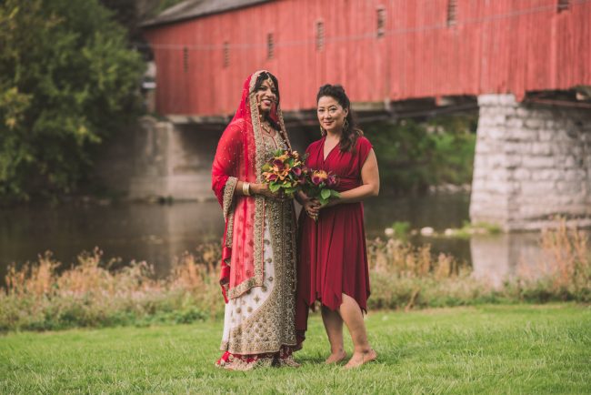West Montrose Covered Bridge Wedding Photography