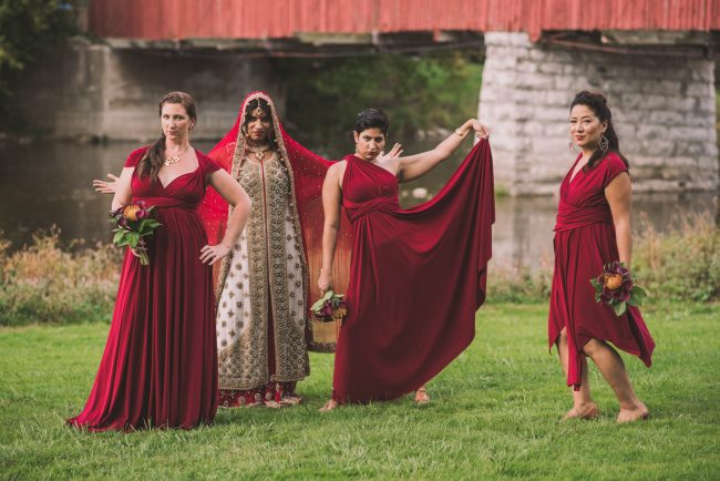 West Montrose Covered Bridge Wedding Photography