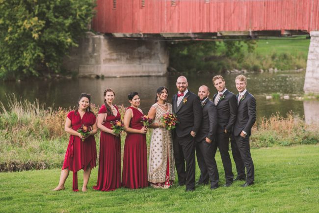 Covered Bridge Wedding Photos Elora