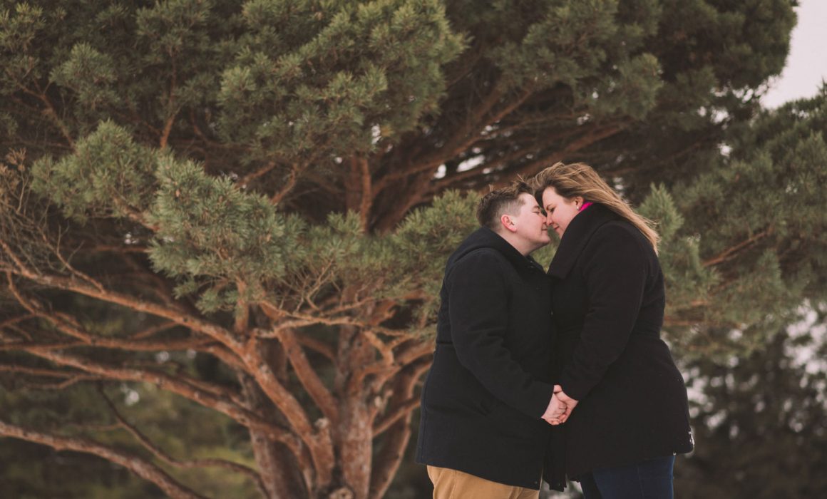Beautiful Guelph Winter Engagement