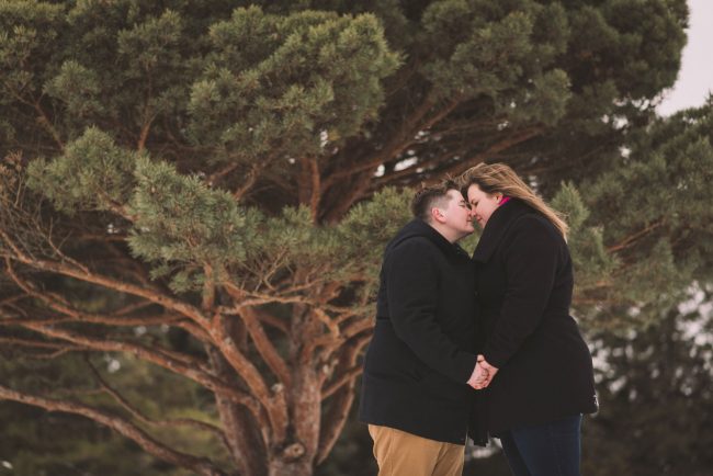 Beautiful Guelph Winter Engagement