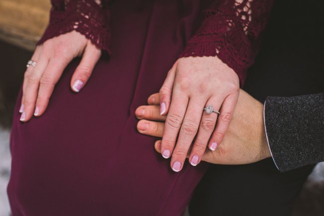 Beautiful Winter Engagement Photoshoot Cambridge Kitchener