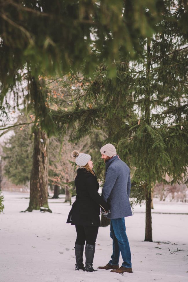 Winter Engagement Guelph Kitchener Waterloo