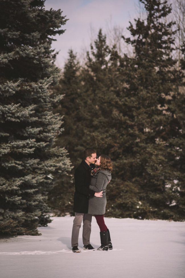 Romantic Winter Engagement Session
