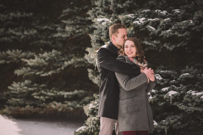 Romantic Winter Engagement Photography