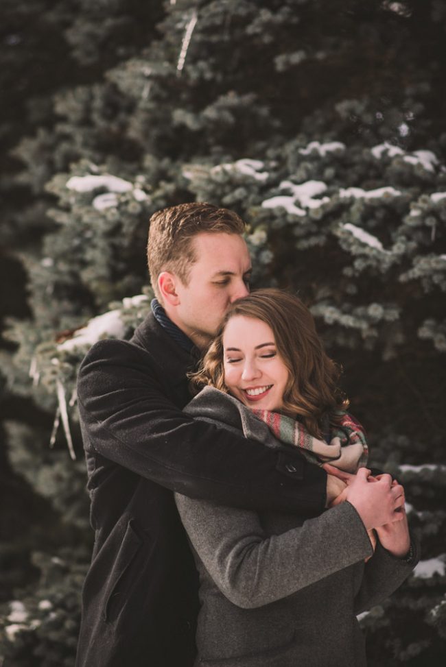 Romantic Winter Engagement Photography