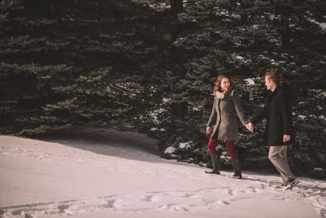 Romantic Winter Engagement Photography