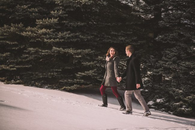 Romantic Winter Engagement Photography