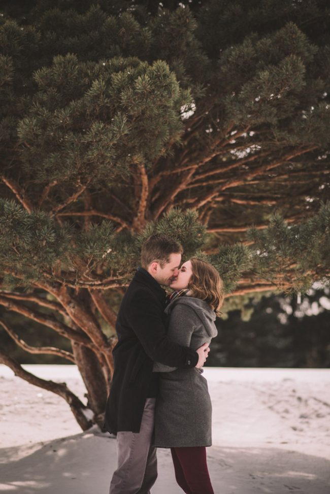 Beautiful Winter Engagement Photography