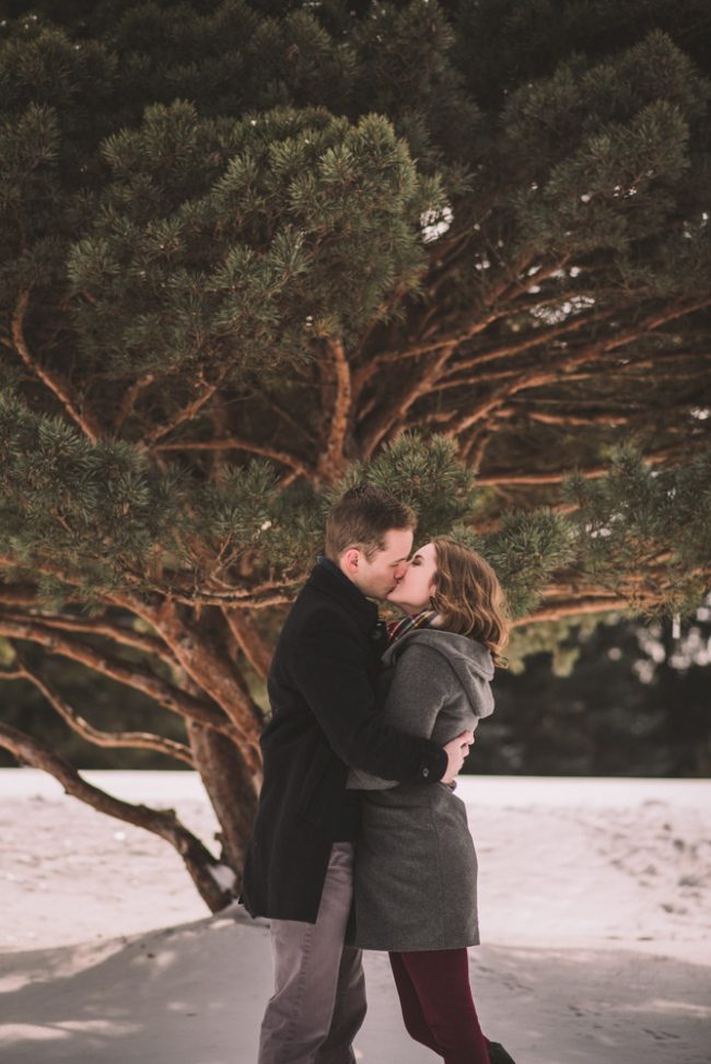 Beautiful Winter Engagement Photography
