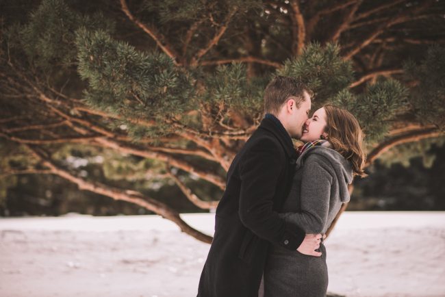 Beautiful Winter Engagement Photography