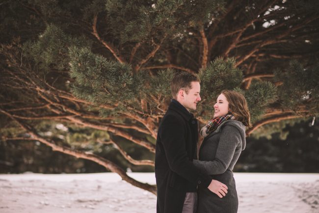 Beautiful Winter Engagement Photography