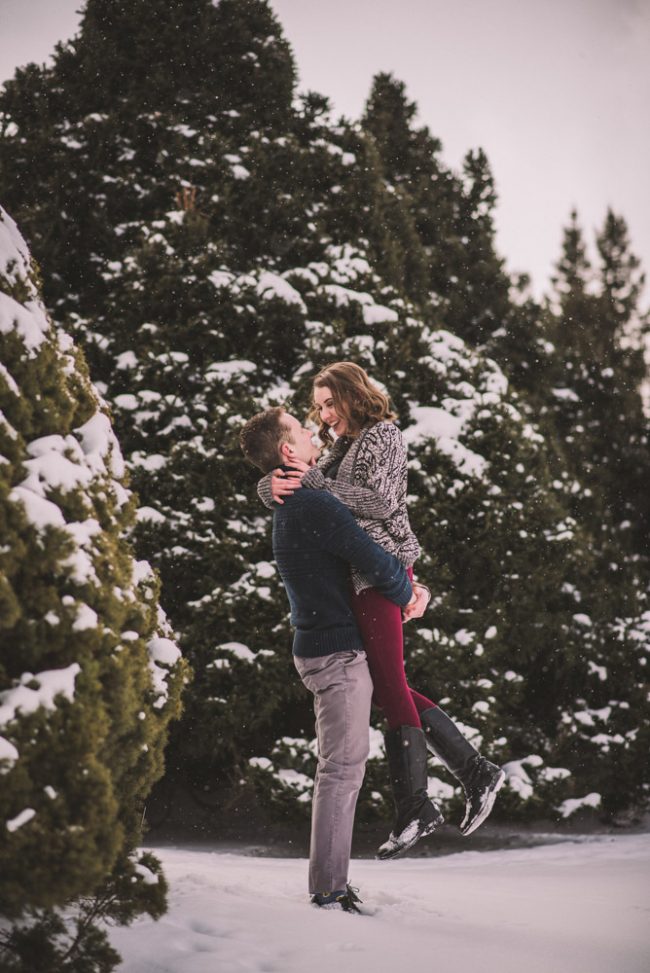 Romantic Winter Engagement Session