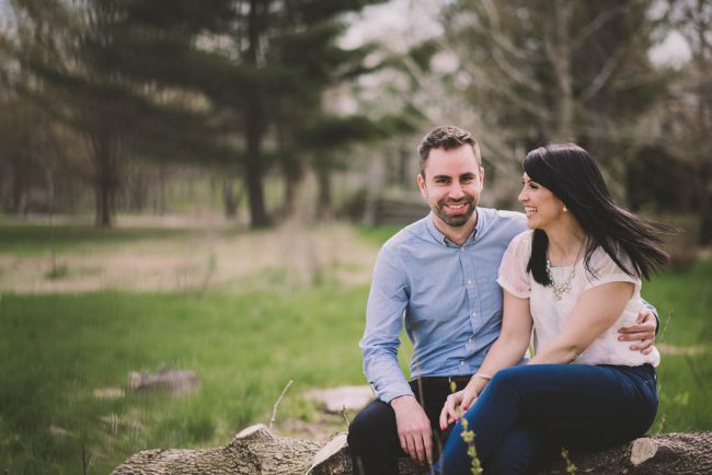 Guelph Spring Blossoms Engagement