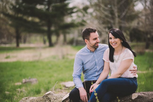 Guelph Spring Blossoms Engagement