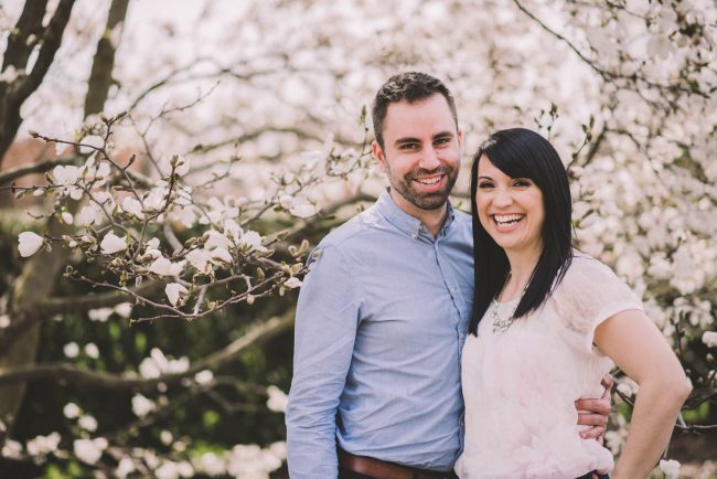 Guelph Spring Blossoms Engagement