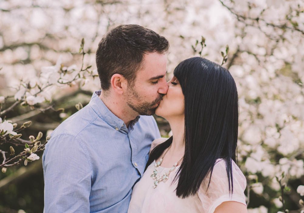 Guelph Spring Blossoms Engagement