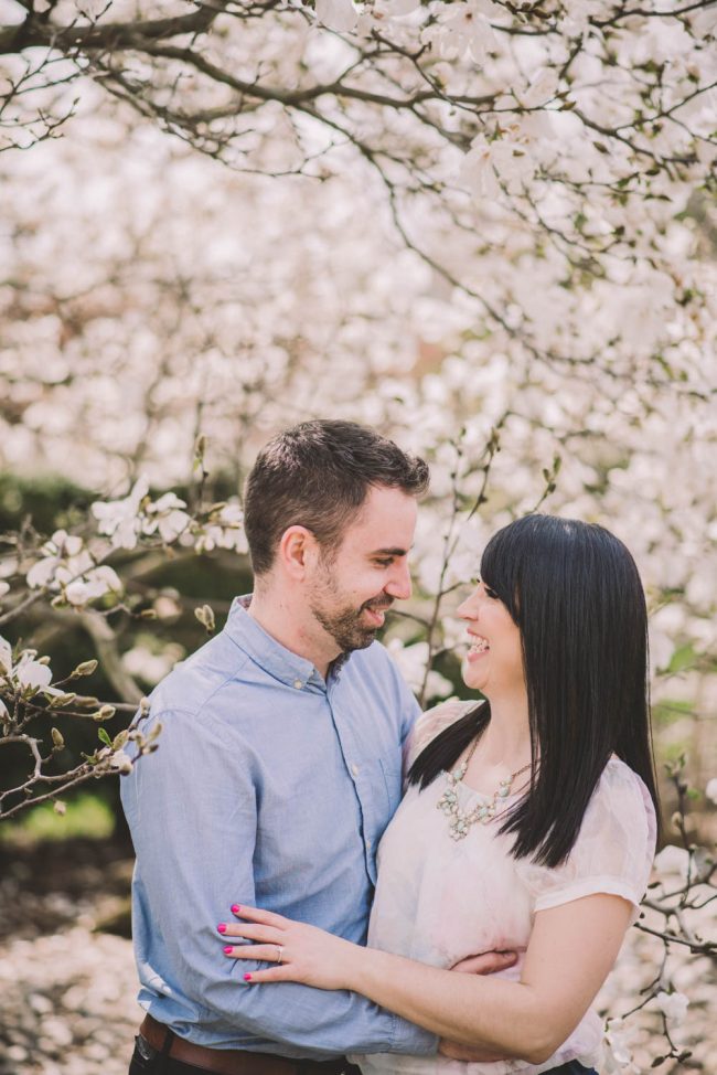 Guelph Spring Blossoms Engagement