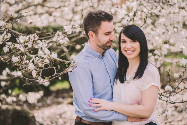 Guelph Spring Blossoms Engagement