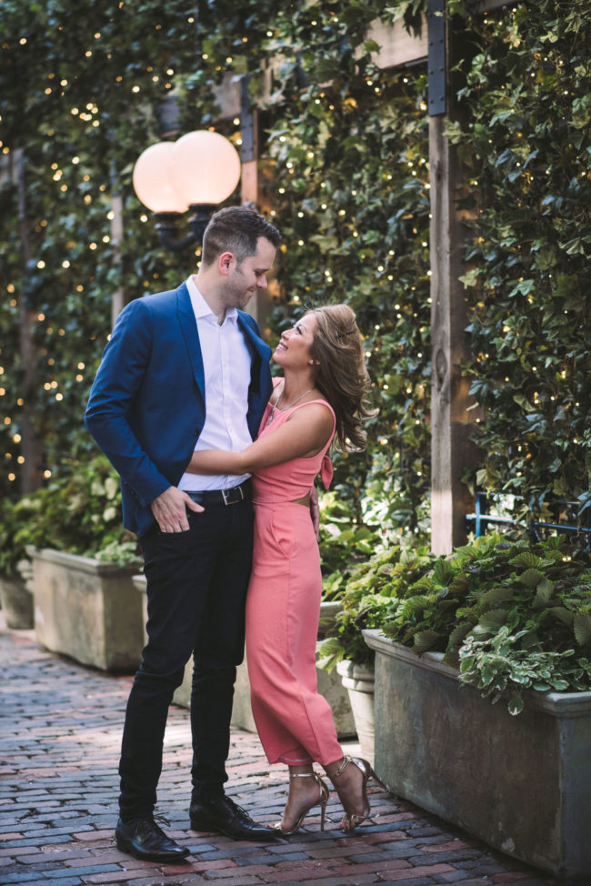 Distillery District Engagement Photography