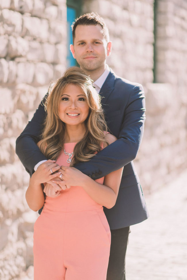 Distillery District Engagement Photography