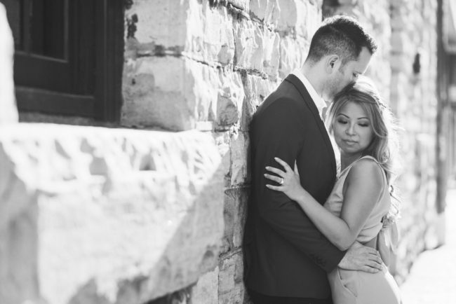 Distillery District Engagement Photography